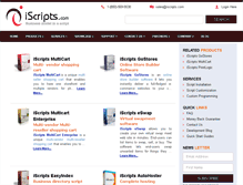Tablet Screenshot of iscripts.com